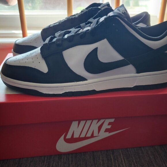 🆕 Nike Men's Retro Dunk Low Black And White Panda 🐼 Sneakers - Picture 10 of 15